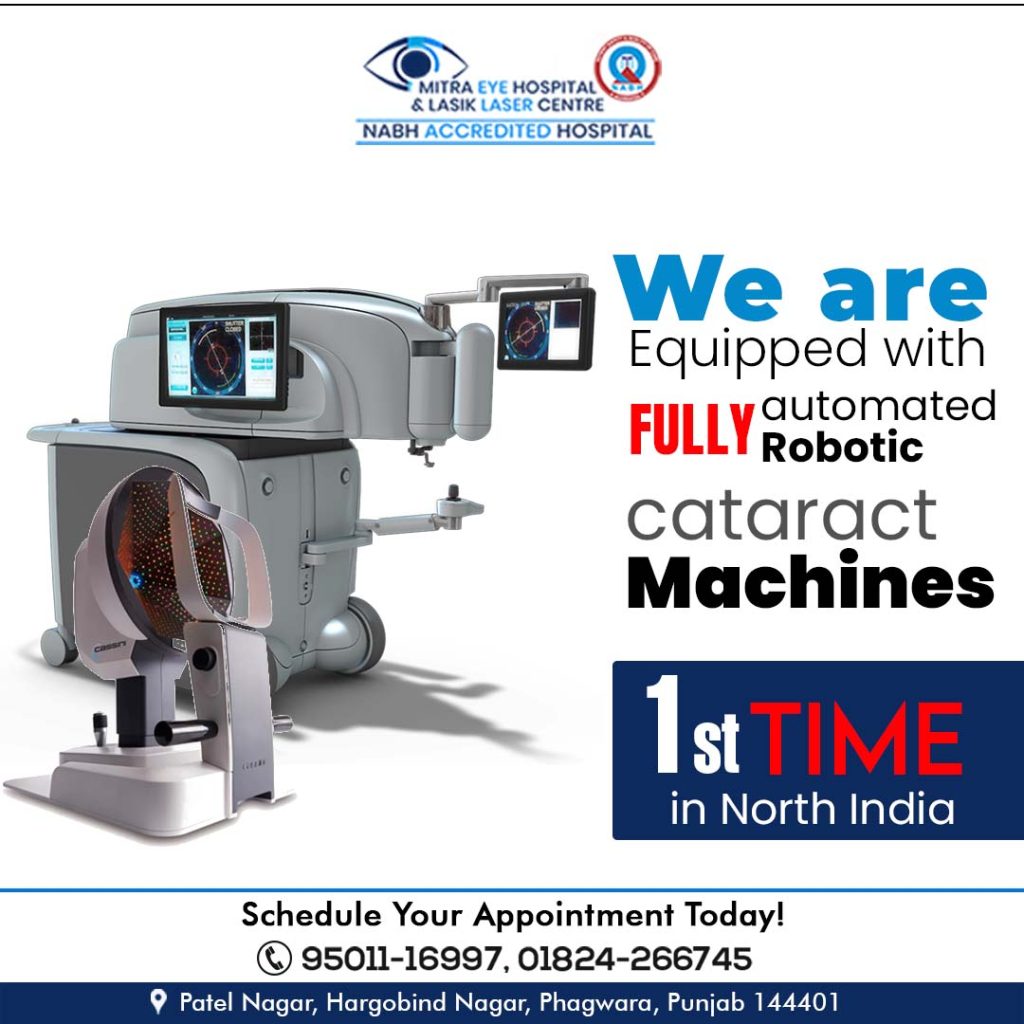 North India’s First Fully Automated Robotic Cataract Machine